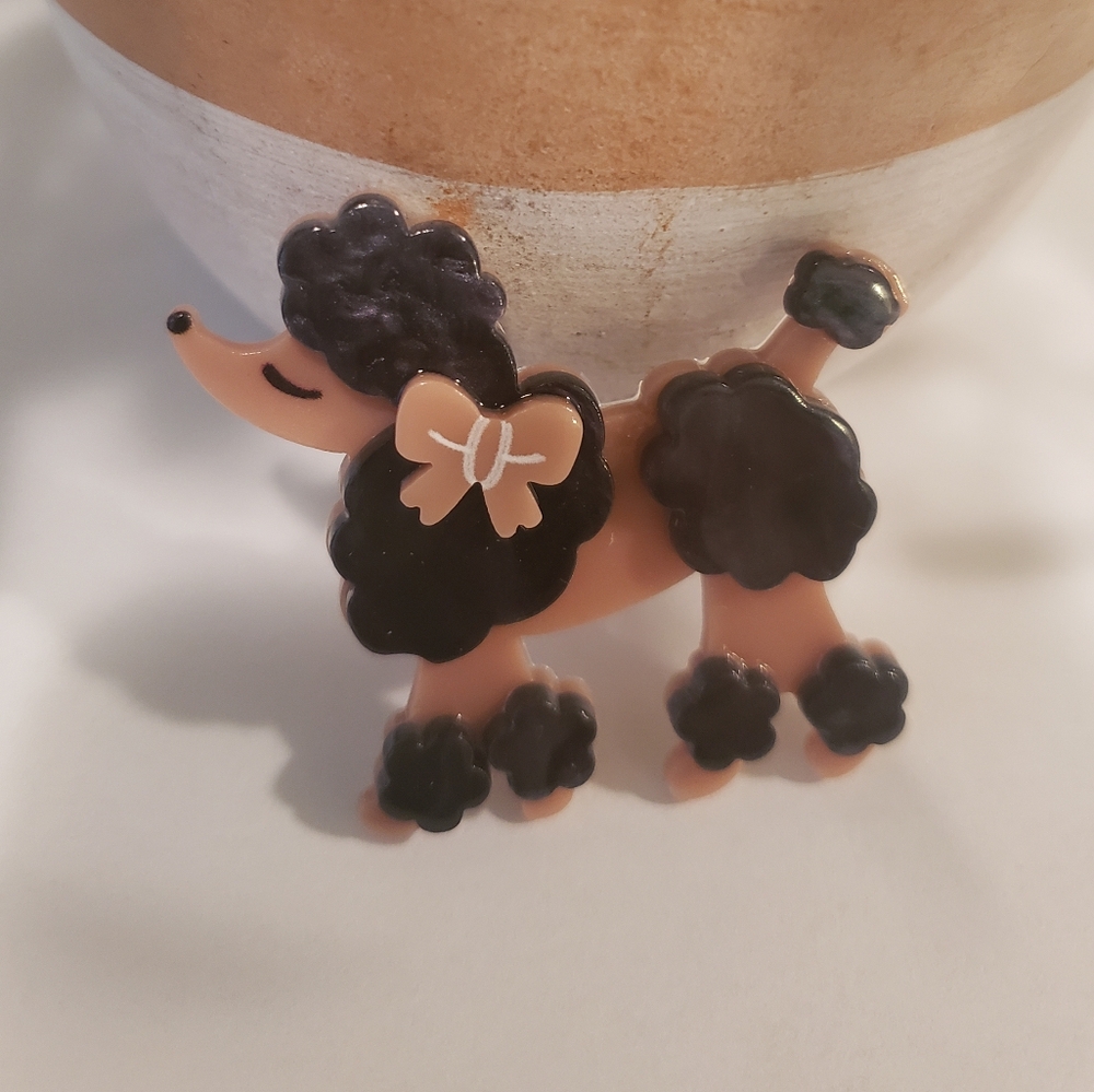 NWT Poodle Pin/Brooch